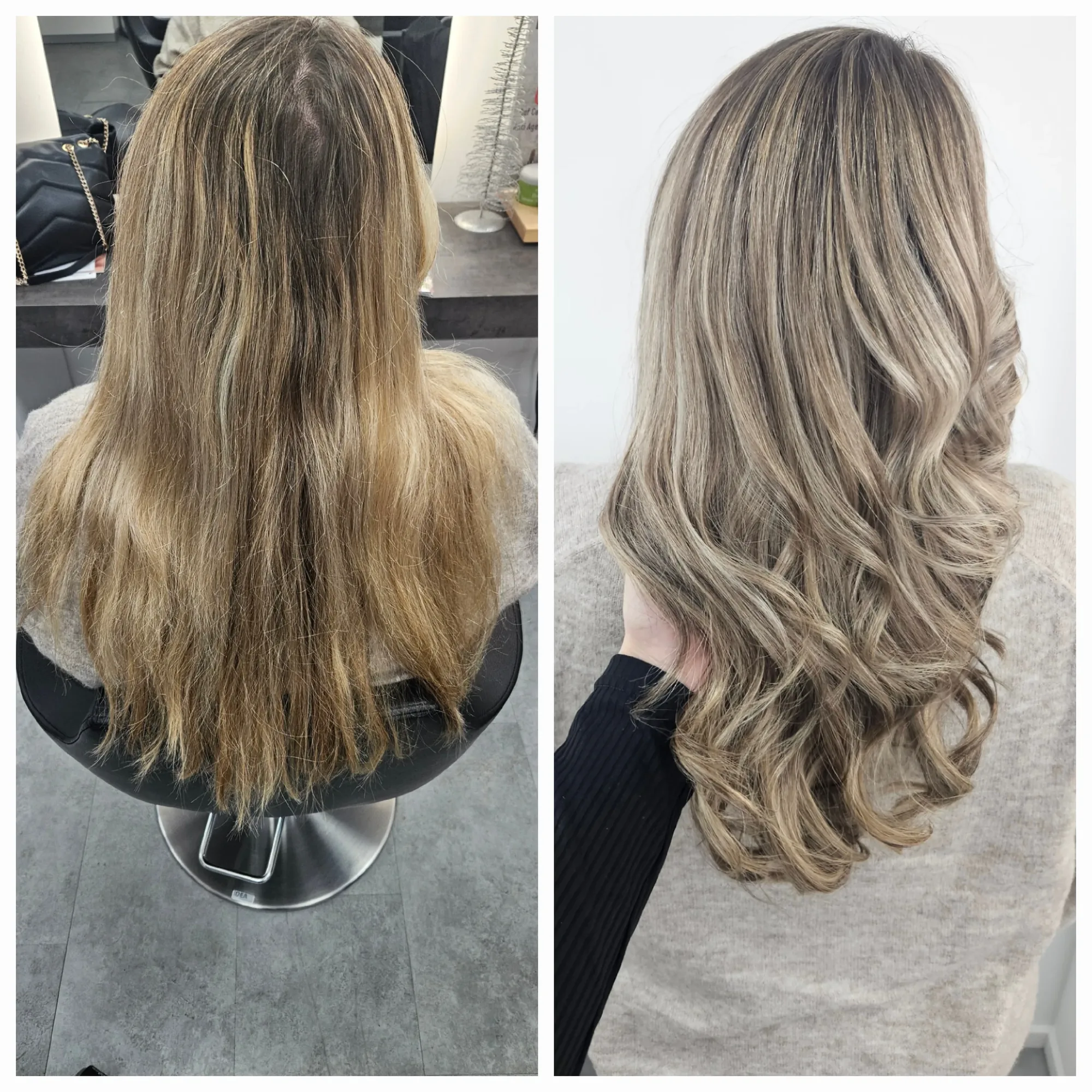 Balayage Look in warmen Nuancen