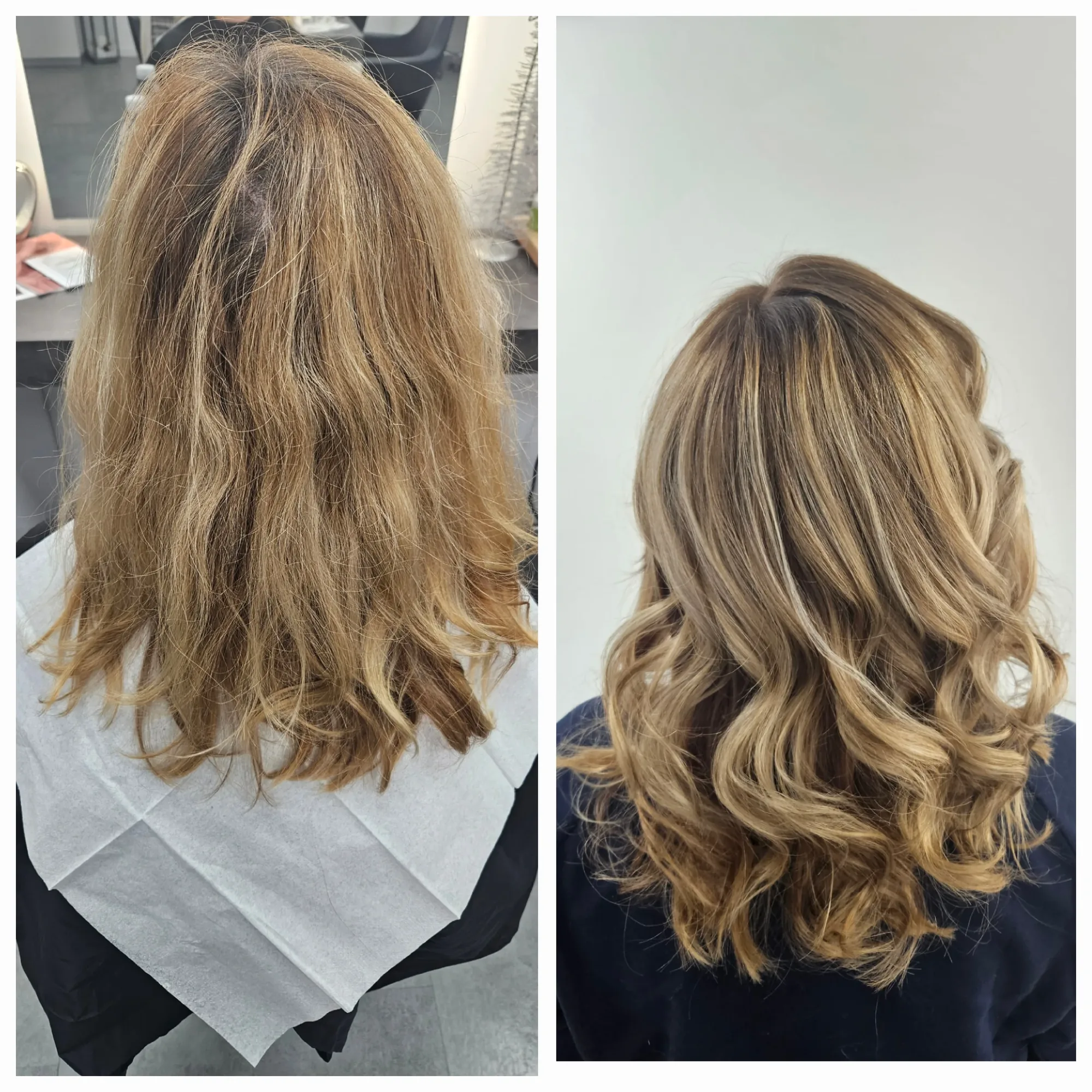 Balayage mit soften Konturen
