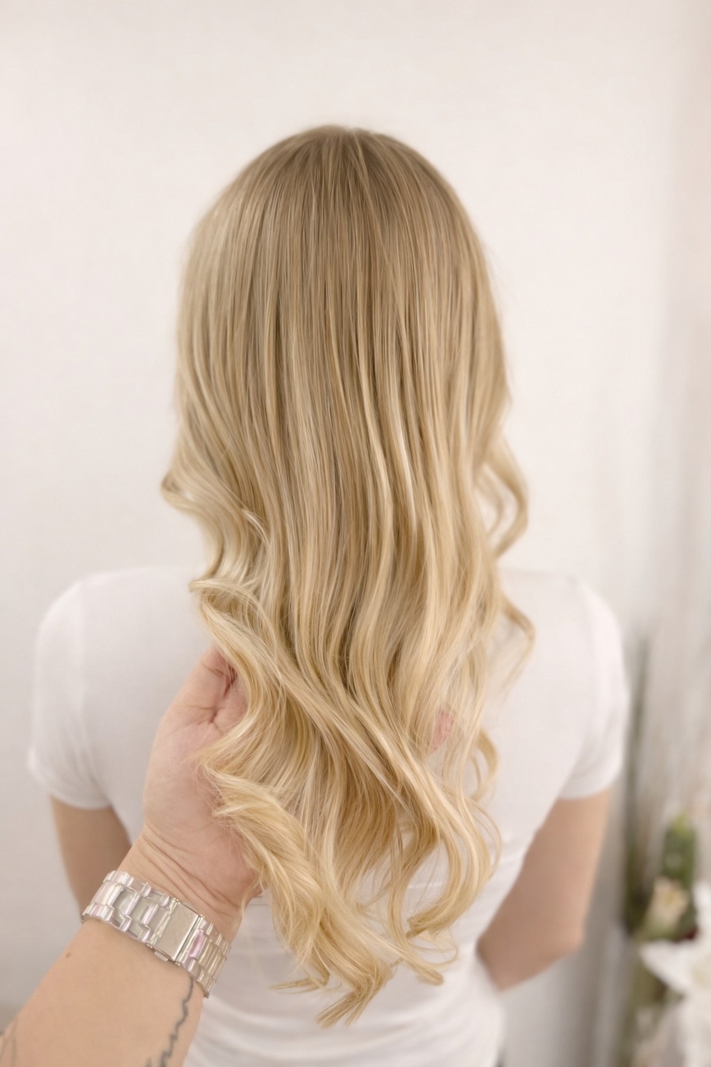 Balayage und Styling im Salon